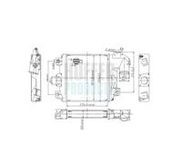 HOFFER Intercooler TOYOTA 2,5 3,0 179400L030 179400L060 179400L070