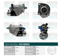 HOFFER Motorino d'avviamento 2253150 2873K406