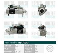 HOFFER Motorino d'avviamento 2995372 M009T61671 2995373 M009T61671AM 504042667