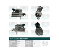 HOFFER Motorino d'avviamento AUDI 2,0 1,4 06L911021 06L911021A 06L911021AX