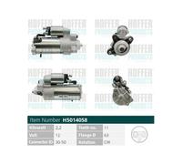 HOFFER Motorino d'avviamento FORD 2,0 1231963 30667058 1233235 30667058-A