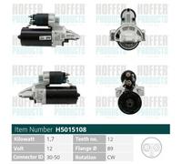 HOFFER Motorino d'avviamento FORD 2,2 1741087 CC1T-11000-BA CC1T-11000-BB