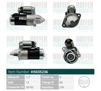 HOFFER Motorino d'avviamento HYUNDAI 1,5 36100-27510