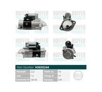 HOFFER Motorino d'avviamento HYUNDAI MITSUBISHI KIA 2,5 36100-42350 M002T84171