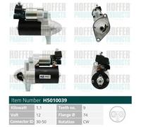 HOFFER Motorino d'avviamento TOYOTA 1,4 28100-0N010