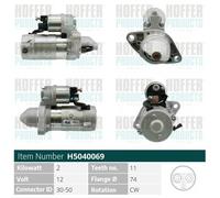 HOFFER Motorino d'avviamento TOYOTA LEXUS 2,2 2,0 28100-0G040 28100-0R010