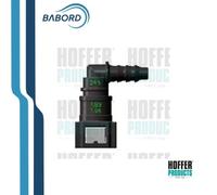 HOFFER QC2 Attacco Rapido Pompa Carburante Femmina 8 mm 90 Gradi