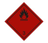 HOFFMANN Contrassegno di merce pericolosa Liquidi infiammabili, Modello: 04100 Quantità:1