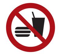 HOFFMANN Segnali di divieto, Vietato bere e mangiare, Modello: 02200 Quantità:1