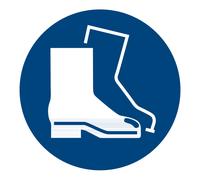 HOFFMANN Segnali di obbligo, Obbligo calzature protettive, Modello: 04100 Quantità:1