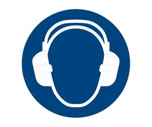 HOFFMANN Segnali di obbligo, Utilizzare protezioni per l'udito, Modello: 04100 Quantità:1