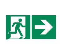 HOFFMANN Segnali di salvataggio, Via di fuga a destra, Modello: 12400 Quantità:1