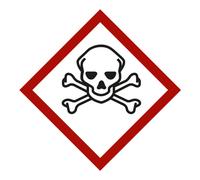 HOFFMANN Simbolo sostanze pericolose, Teschio e tibie incrociate, Modello: 03021 Quantità:1