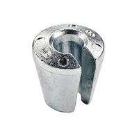 Hofmann Power Weight 5717-0150-001, Pesi di equilibrio per ruota a raggi moto, Argento, 15 grammi, 25 pezzi