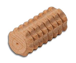 HOFMEISTER® - 2 attrezzi per massaggi in legno di faggio, contro tensioni e dolori, benessere e relax per la mano, prodotto naturale in Europa, rullo per massaggio manuale, 11 cm