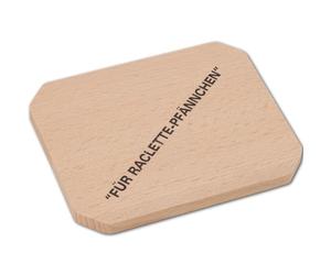 HOFMEISTER® - 8 sottobicchieri per raclette in legno, 10 cm, protegge le padelle e i tavoli da raclette da olio e graffi, taglieri resistenti al calore di produzione UE