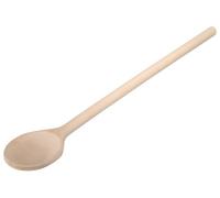 HOFMEISTER® Cucchiaio in legno 40 cm, fatto a mano in UE, senza plastica, resistente al calore, antibatterico, faggio, rotondo, cucchiaio per mescolare, senza graffi (1 pezzo)