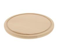 Hofmeister Holzwaren Tagliere Rotondo con scanalatura del Succo, in Legno (20 cm)