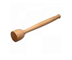 HOFMEISTER® Schiacciapatate, 30 cm, per patate, verdure, frutta e crauti, resistente al calore, antibatterico, senza graffi, robusto schiaccia cavoli in legno di faggio, Prodotto in Europa