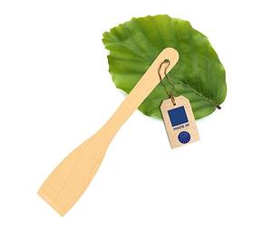 HOFMEISTER®® Spatola, Antibatterico, Resistente al Calore e Privo di Plastica, Nessun Graffio nelle Padelle Rivestite, Nessuna Plastica negli Alimenti, Prodotto Naturale UE, 30x6x0,4 cm