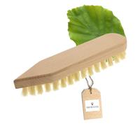 HOFMEISTER® Spazzola per legno, 21 cm, per sporco intenso, robusta fibra in setola naturale, tollera calore e detersivi, spazzola per la pulizia della casa, dell'auto e della barca, a punta.
