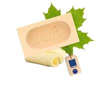 HOFMEISTER® Stampo Burro, Quadrato, 14x7,6x4,3 cm per 125 g con Motivo (Capra)