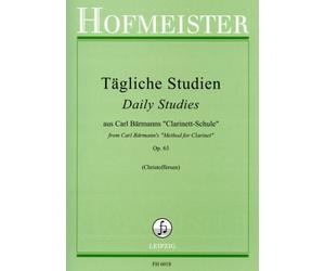 Hofmeister tagliche studien studi giornalieri op.63 Baermann Heinrich Joseph