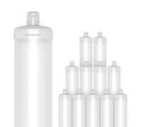 HOFTRONIC - 12x Plafoniera LED Impermeabile per soffitto IP65 120 cm - 36 W 4320 Lumen - 6500 K luce Bianca fredda - Collegabili - IK07 - Lampada per Garage Cucina Officina Ufficio Bagno Magazzino