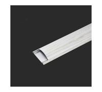 HOFUNTRE Canalina Passacavi Pavimento, Protezione Cavi a Lungo Termine, Design con Coperchio Facile da Aprire, Ideale per Casa, Ufficio(White wood,28.5x8mm/1.1x0.3in)