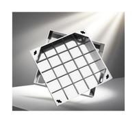 HOFUNTRE Coperchio E Telaio for Tombino Invisibili,tombino E Telaio for Impieghi Gravosi,Anti-invecchiamento, Portante Stabile, Rinforzato Con Barre D'acciaio(70 * 70 * 8cm/27.5 * 27.5 * 3.14in)