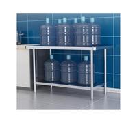 HOFUNTRE Piano Di Lavoro Professionale，tavolo Da Cucina In Acciaio Inox ，Tavolo Lavoro Cucina，Piastra Ispessita, Elevata Capacità Portante, Adatta A Molteplici Scenari(130*50*80cm/51.1*19.7*31.5in)