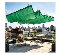 HOFUNTRE Retrattile Vele Wave Shade, Traspirante, Leggera e Resistente, Protezione per Esterni per Tutte le Stagioni per Patii, Terrazze(W:1.8m/5.9ftxL:9m/29.5ft)