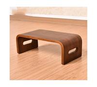 HOFUNTRE Sgabello In Legno Antiscivolo ，Sgabello One Step for Adulti ，Può Essere Utilizzato In Soggiorni, Camere Da Letto, Bagni, Scrivanie, Uffici E Varie Aree Di Riposo(40 * 20 * 20cm)