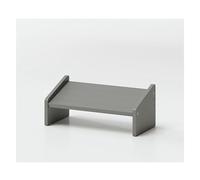 HOFUNTRE Sgabello In Legno Antiscivolo ，Sgabello One Step for Adulti ，scrivania Poggiapiedi In，Materiale In Legno Massello, Design Antiscivolo, Angolo Durevole E Regolabile(Gray,43 * 25 * 20cm)