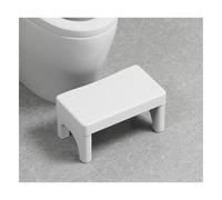 HOFUNTRE Sgabello Pieghevole In Plastica,Adatto for Il Bagno Di Casa, Il Bancone Della Cucina, Il Tavolo Da Toeletta Della Camera Da Letto, Il Tavolo Da Studio, L'ufficio(White)