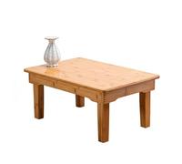 HOFUNTRE Tavolo pieghevole in bambù,capacità di carico elevata, hardware di qualità,tavolo pieghevole,lucidatura dettagliata, senza schegge, solido e durevole(100x60x37cm)