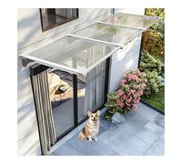HOFUNTRE Tenda da sole in alluminio per esterni crea spazio confortevole per terrazza,pensilina da esterno, ingresso, facile installazione per casa e uso esterno.(40cm/15.7in*260cm/102.4in)