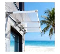 HOFUNTRE Tenda Policarbonato, Robusta e Affidabile, Silenziosa e Autopulente, Design Modulare, Ideale per Porte, Finestre, Portici, Balconi, Giardini e Spazi Commerciali(40cm/15.7in*400cm/157.5in)
