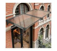 HOFUNTRE Tende Pensiline Esterno, Moderna ed Elegante, Resistente alle Intemperie come Vento e Neve, Facile da Montare, Ideale per Veranda, Balcone, Giardino(40cm/15.7in*400cm/157.5in)