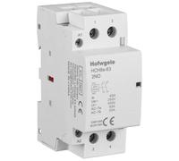 Hofwgele Contattore 24VDC HCH8s-63 2NO Controllo del circuito universale a 2 poli,35 mm Montaggio su guida DIN