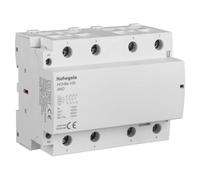 Hofwgele HCH8s-100 Household AC Contactor 100A 4P 4NO 4-pole open, AC 220V/240V Coil Mount 35mm DIN Rail Mount