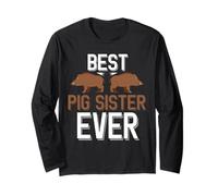 Hog Hunting La Migliore Sorella maialina di Sempre Maglia a Manica