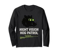 Hog Hunting Wild Hog Patrol Pride - Controllo Cinghiale di Maiale Selvatico Maglia a Manica