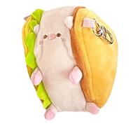 Hog Sandwich Cartoon Purse, Hog Sandwich Change Purse, Hog Purse Sandwich Change Purse Animal Change Purse Hog Wallet Sandwich Coin Purse Cute Hog Purse Funny Change Purse Novelty Change Purse Hog