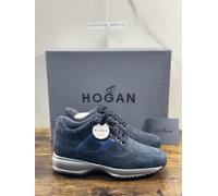 Hogan Interactive Donna Sneaker H Spezzata Suede Blu Luxury Hogan 37