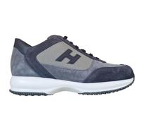 Hogan scarpe da uomo interactive HXM00N0I980UGO418W bimateriale blu