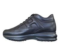 Hogan Scarpe Sneaker da Donna Interactive in Pelle HXW00N00010KTB999 Nero (Sistema Taglie Calzature EU, Adulto, Numero, Media, 37.5)