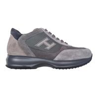 Hogan scarpe uomo sneakers interactive H flock HXM00N0Q1011V2416G grigio