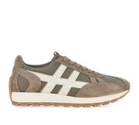 Hogan Sneaker da Uomo H671 86er in Pelle Scamosciata e Tessuto Marrone Tortora - HXM6710FQ80 U6A276L - Taglia 8