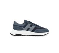 Hogan Sneaker da Uomo Hyperlight in camoscio Blu con Inserti in Mesh - HXM5630FR30 P60769L - Taglia 6